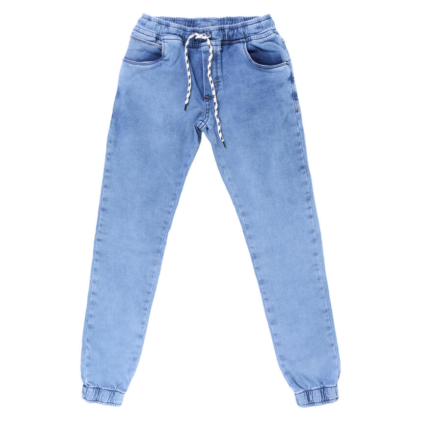Calça Jeans Moletom Juvenil Articolare Jogger Marmorizado